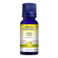 Divine Essence - Divine Ess Oil Org Lemon, 15 Millilitre