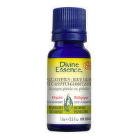 Divine Essence - Divine Ess Oil Org L ORG BLUE ECLYPTS, 15 Millilitre