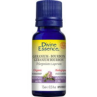 Divine Essence - Divine Ess Oil Org Geranium Bourbon, 15 Millilitre