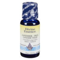 Divine Essence - Divine Ess Oil True Lavender, 15 Millilitre