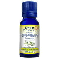 Divine Essence - Essential Oil Organic Tea Tree Lemon, 15 Millilitre