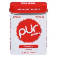 PUR - MINTS CINNAMON TIN, 30 Gram