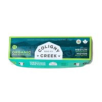 Coligny Creek - Organic Free Range Medium Eggs, 12 Each