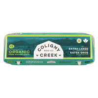 Coligny Creek - X-Large Eggs Organic, 12 Each