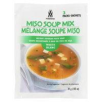 Mishima - Miso Soup Mix - White, 3 Each