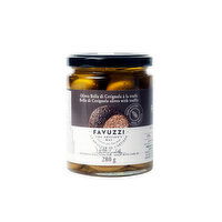 FAVUZZI - Bella di Cerignola olives with truffle, 280 Gram