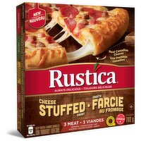 Rustica - Stuffed Crust 3 Meat Pizza, 702 Gram