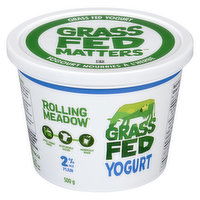 Rolling Meadows - RMdws Grass Fed Yogurt 2% Plain, 500 Gram