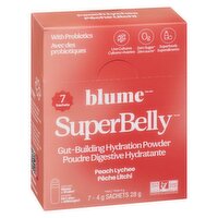 Blume - Superbelly Peach Lychee, 7 Each
