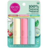 EOS - Mint Straw Van 3pk Lip Balm, 12 Gram