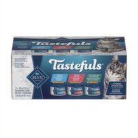 Tastefuls - Tasteful Cat Pate Chckn Salmon Tuna, 12 Each