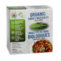 Yorkshire Valley Farms - Turkey Meatballs Organic, 400 Gram