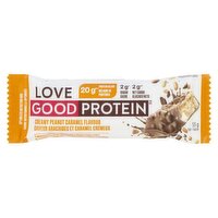 LOVE GOOD - Creamy Peanut Caramel Flavour Protein Bar, 55 Gram