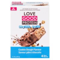 LOVE GOOD - Protein Bar Cookie Dough, 4 Each