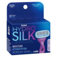 Schick - Hydro Silk Cartridges Refills, 4 Each