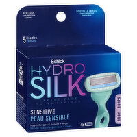 Schick - Hydro Silk Sensitive Care Cartridges, 4 Each