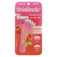 Skintimate - Raspberry Rain Disposable Razor, 4 Each