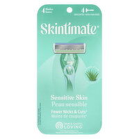 Skintimate - Sensitive Skin Disposable Razor, 4 Each