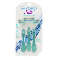 Schick - Hydro Silk Disposables Razors, 3 Each