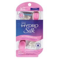 Schick - Hydro Silk All Over Smooth Razors, 3 Each