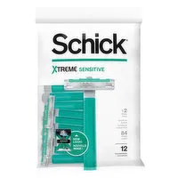 Schick - Men's Disposable Razors - Xtreme2  Sensitive, 12 Each