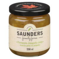 Saunders Family Farm - Pineapple Jalapeno Jelly, 250 Millilitre