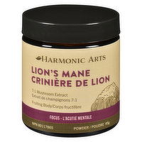 Harmonic Arts - Harmonic Lions Mane Concentrated Powdr, 45 Gram