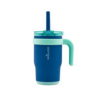 Reduce - Coldee Tumbler with Handle Blue, 14oz, 14 Fluid ounce