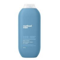 Method - Mens Body Wash Glacier & Granite, 532 Millilitre