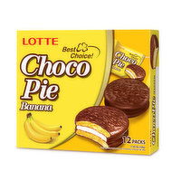 LOTTE - Lotte Choco Pie Banana, 336 Gram