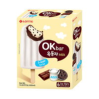 LOTTE - Cookies & Cream Dessert Bars, 6 Each