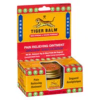 Tiger Balm - Red Strong Pain Relieving Ointment, 18 Gram