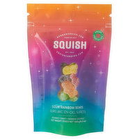 Squish - Gummies Sour Rainbow Bears Vegan, 120 Gram