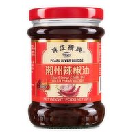 PEARL RIVER BRIDGE - CHIU CHOW CHILLI OIL, 205 Gram