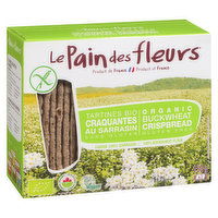 Le Pain Des Fleurs - Buckwheat Crispbread Organic, 150 Gram