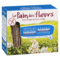 Le Pain Des Fleurs - Crispbread Buckwheat Organic, 150 Gram