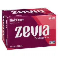 Zevia - Black Cherry, 6 Each