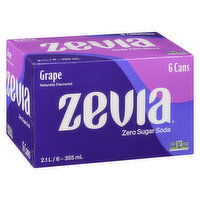 Zevia - Grape Soda, 6 Each