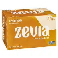 Zevia - Cream Soda, 6 Each