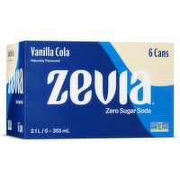 Zevia - Vanilla Cola, 6 Each