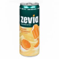 zevia - Orange Creamsicle Sleek Can, 355 Millilitre