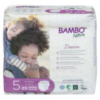 Bambo Nature - Baby Diapers Size 5, 25 Each
