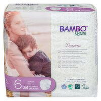 Bambo Nature - Baby Diapers Size 6, 24 Each