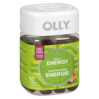 OLLY - Daily Energy Gummies, Vitamin B12, CoQ10 - Goji Berry, 60 Each