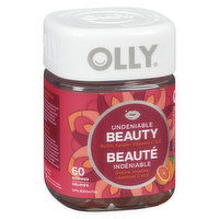 OLLY - Gummy Vitamins, Undeniable Beauty Grapefruit, 60 Each