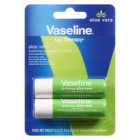 Vaseline - Lip Therapy, Aloe Vera, 4.8 Gram