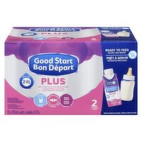 Nestle - Good Start Plus Iron & Calcium Milk based Infant Formula Ready to Feed2 6 Months+, 15 Each