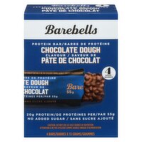 Barebells - Chocolate Dough Protein Bars, 4 Each