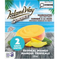 Island Way - Sorbet - Tropical Mango, 220 Millilitre
