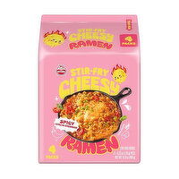 OTTOGI - Stir-Fry Spicy Cheese Ramen, 4 Each